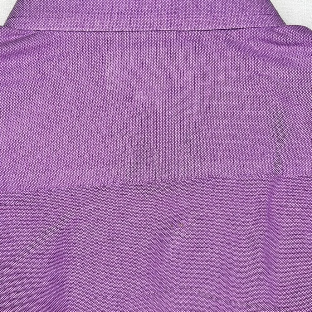 Banana Republic Purple Button-Down Slim Fit Shirt Sz M 15-15.5